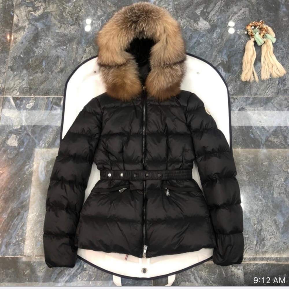 Fox fur puffer